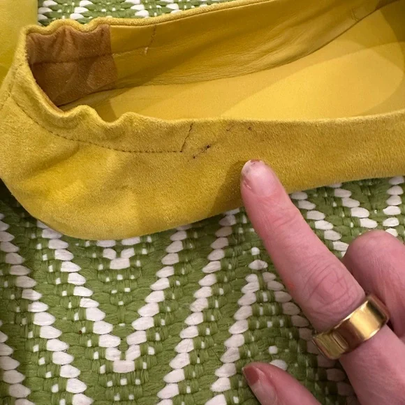 Tory Burch Yellow Ballet Flats - Picture 4 of 7